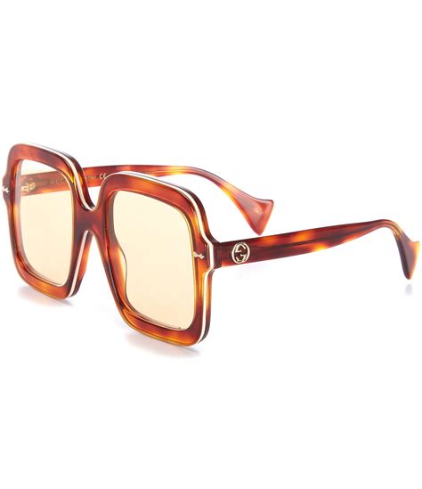 tortoise gucci glasses|Square.